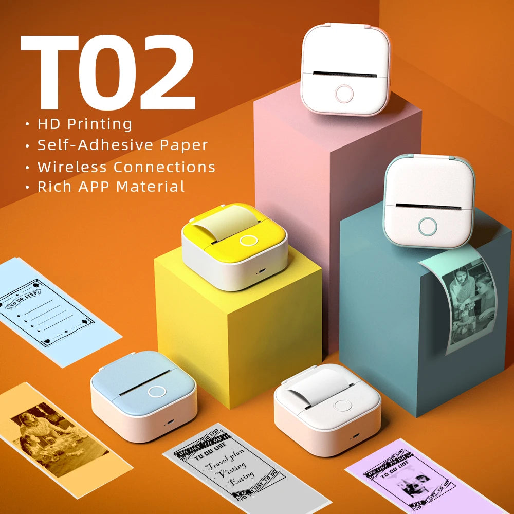 Phomemo T02 Pocket Wireless Sticker Printer