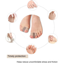 Charger l&#39;image dans la galerie, Séparateur d&#39;orteils correcteur hallux valgus 2pcs
