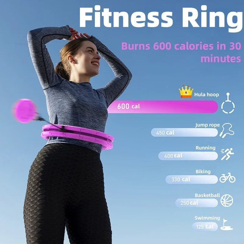 SlimFit Detachable Hula Hoop – Home Ab Burner